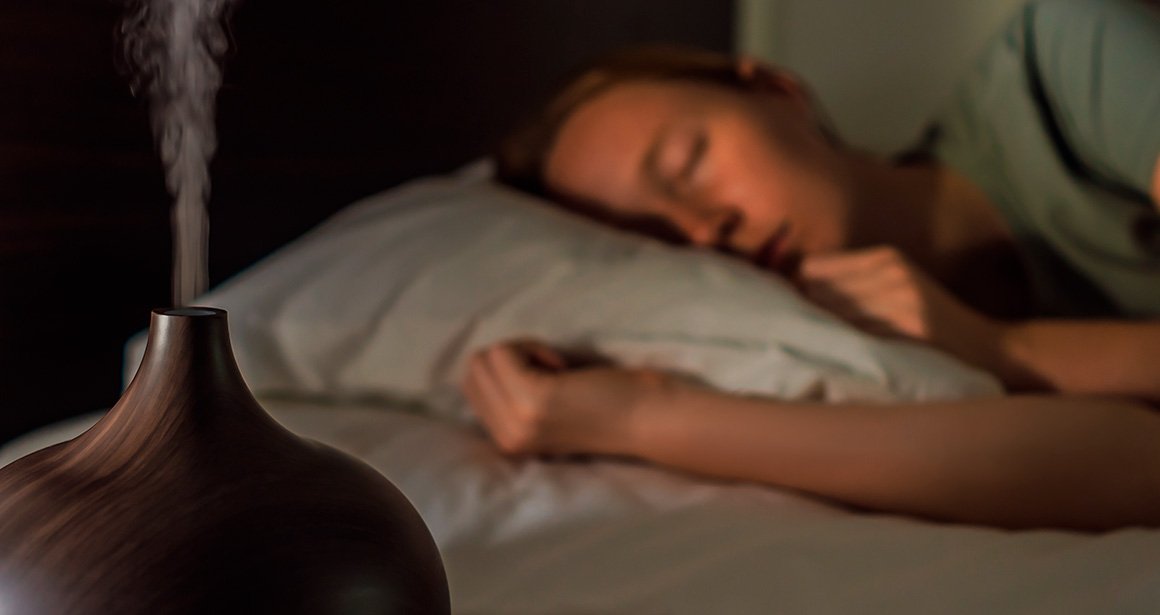 Afslappende atmosfære med diffuser