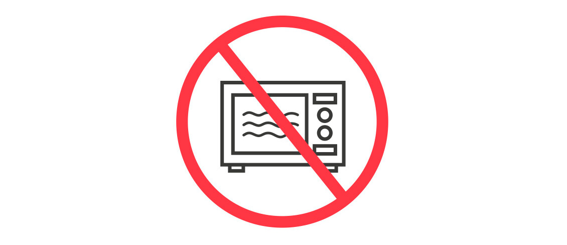 Microovn anbefales ikke til tørring af silicagel