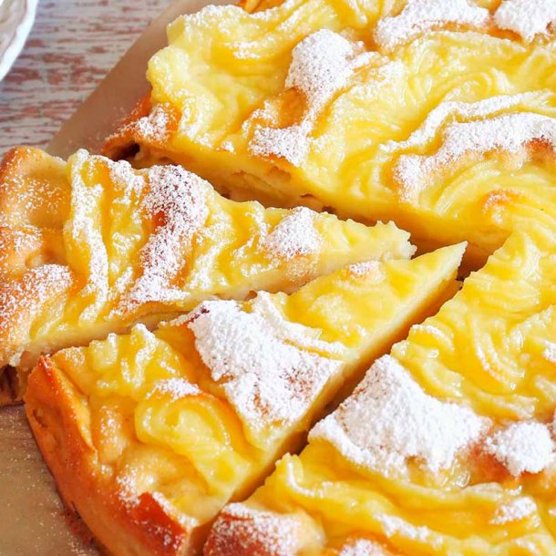 �blet�rte med sm�rcreme-duftolie (apple pie and custard), koncentreret