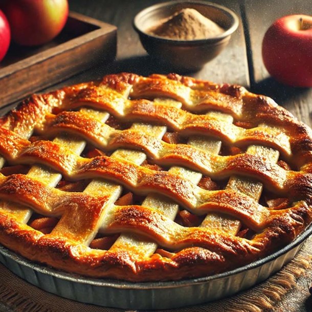 Bagt �blet�rte duftolie (baked apple pie), koncentreret