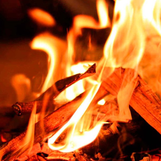 Knitrende b�l duftolie (crackling log fire), koncentreret