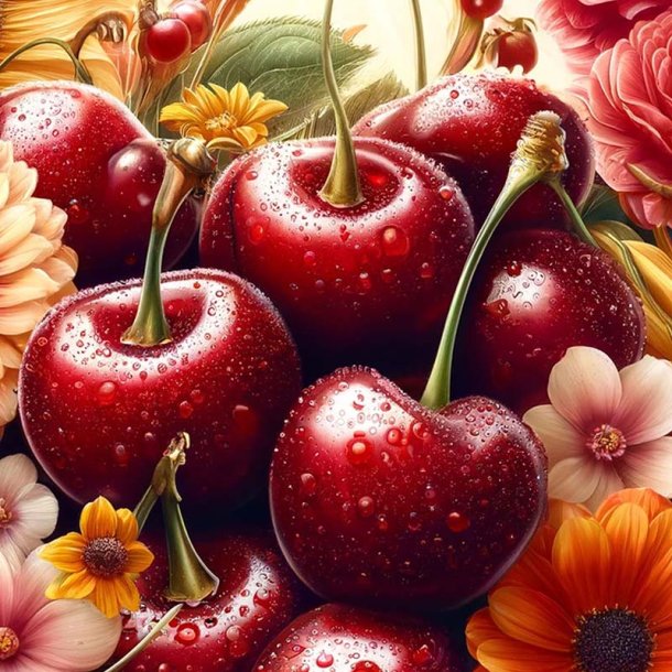 Gyldne kirseb�r duftolie (golden cherry), koncentreret