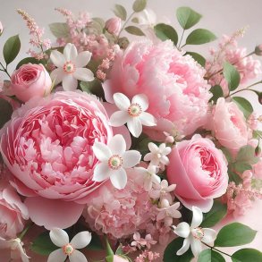 Lyser�de p�oner duftolie (pink peony - blush suede), koncentreret