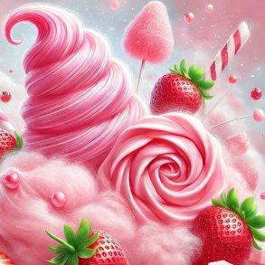 Lyser�dt sukker duftolie (pink sugar), koncentreret