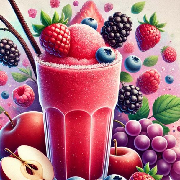 Hindb�r slush ice duftolie (raspberry slush), koncentreret