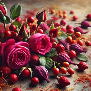 Rose og oud duftolie (rose and oud), koncentreret