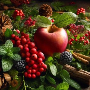 Sneb�r og mistelten duftolie (snowberry and mistle toe), koncentreret