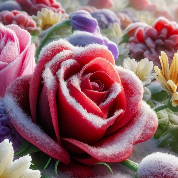 Snekl�dte kronblade duftolie (snowy petals), koncentreret