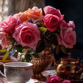 Te og roser duftolie (tea and roses), koncentreret