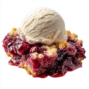 Wild Berry Cobbler ala Mode (Flavor West)