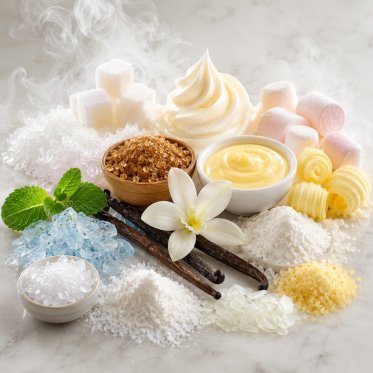 St�ttearomaer med aroma damp i baggrunden