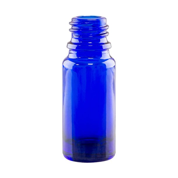 Klar bl glasflaske 10ml, DIN18