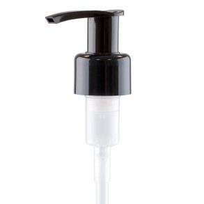 Sort dispenser-pumpe, passer til 24/410 