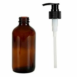 Dispenser - glasflaske med pumpe, 250 ml