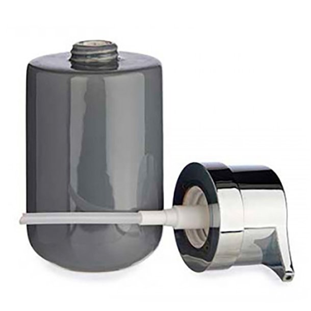 Dispenser i gr� keramik, 300 ml