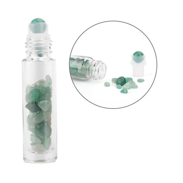 Roll-on flaske med gr�n aventurin, 10ml