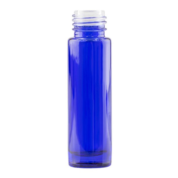 Roll-on flaske, klar-bl, 10ml