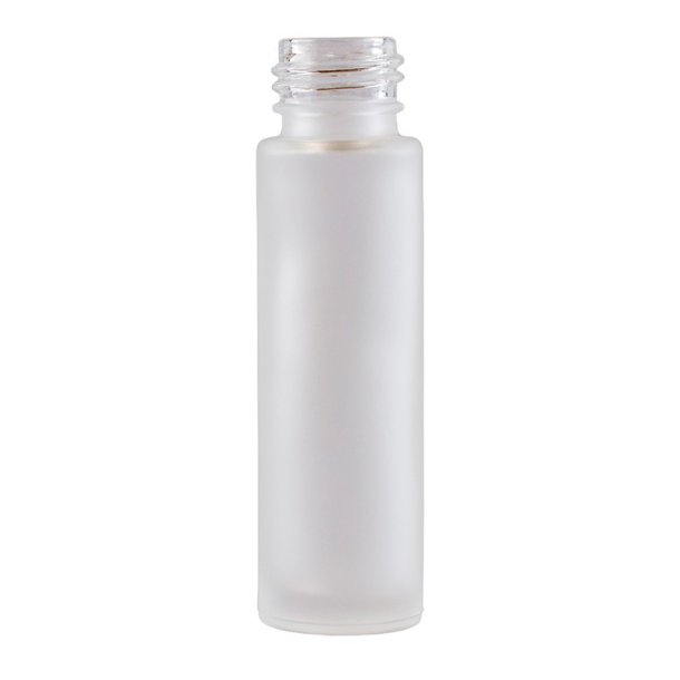 Roll-on flaske, mat-hvid, 10ml