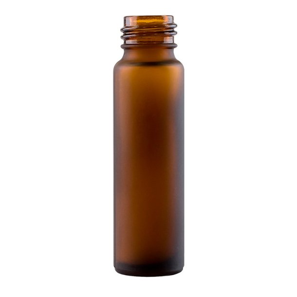 Roll-on flaske, mat-rav, 10ml