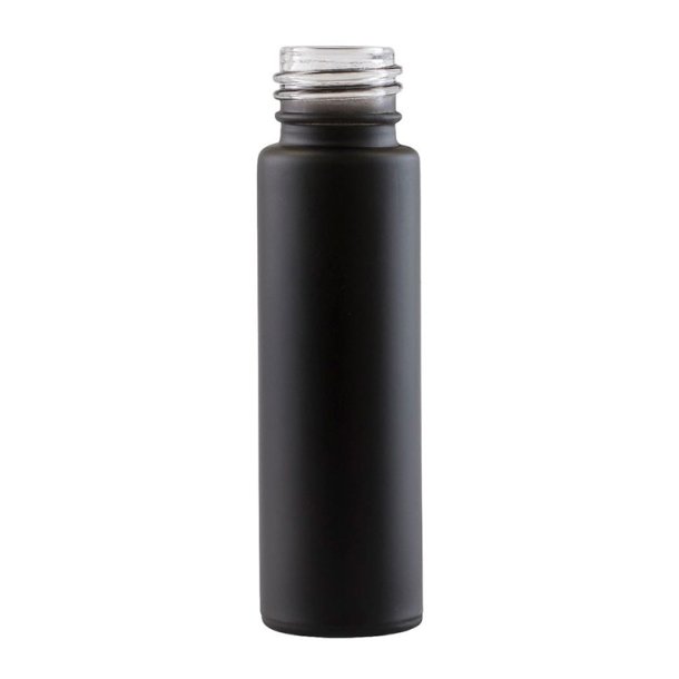 Roll-on flaske, mat-sort, 10ml
