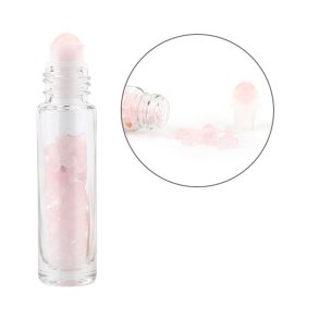 Roll-on flaske med rosenkvarts, 10ml