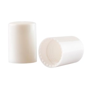 Hvidt skruelg til 10ml roll-on flaske