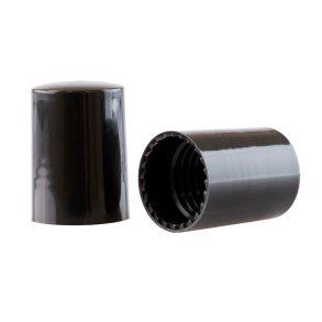 Sort skruelg til 10ml roll-on flaske