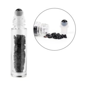Roll-on flaske med sort turmalin, 10ml