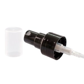 Sort spraytop med htte, passer til 24/410 