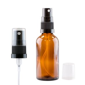 Sort spray-top til DIN18-flasker