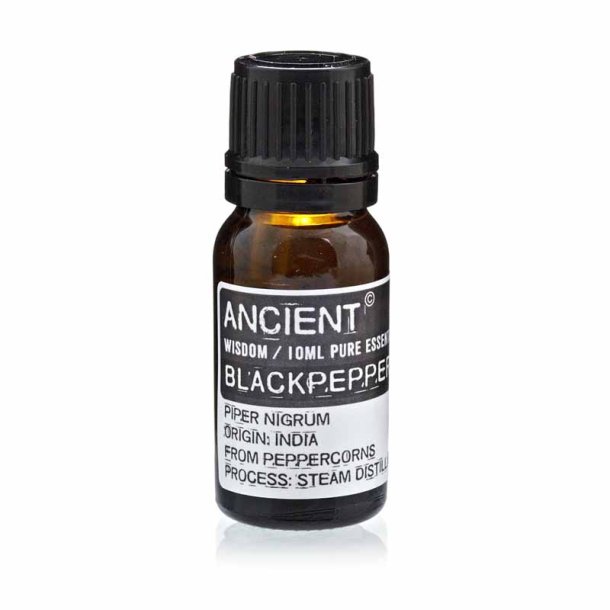 Sort peber terisk olie (blackpepper), 10ml