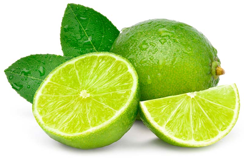 Lime-frugter til æterisk limeolie