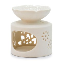 Aromalampe fra Agnes+Cat, fugle- og blomstermotiv