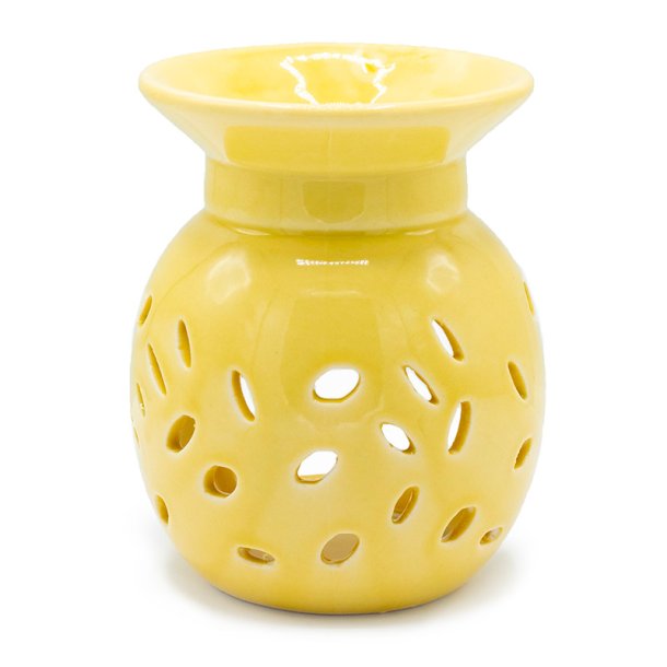 Aromalampe med udsk�rne blade/blomster - 5 valgfrie farver