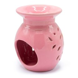 Aromalampe med udsk�rne blade/blomster - 5 valgfrie farver