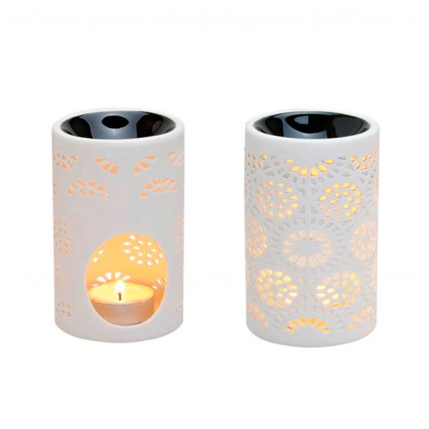 Aromalampe med kniplingem�nster