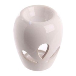 Aromalampe "Flower" - sort eller hvid