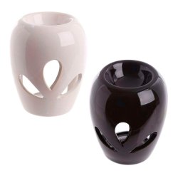 Aromalampe "Flower" - sort eller hvid