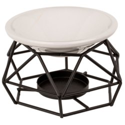 Aromalampe Elegant, sort eller rosaguld