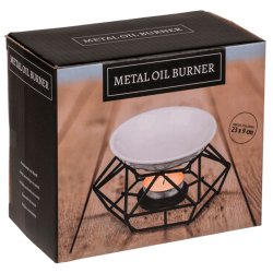 Aromalampe Elegant, sort eller rosaguld