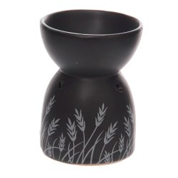 Aromalampe, matsort med aks-motiv