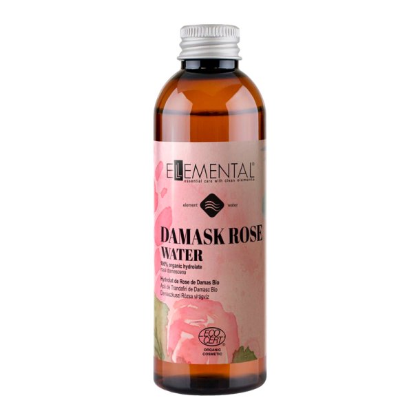 Rosenvand / hydrolat (damask rose), kologisk, 100ml