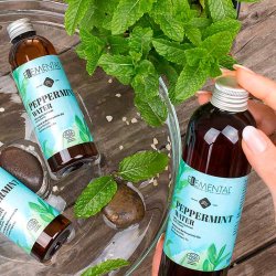 Pebermynte-vand / hydrolat (peppermint), kologisk, 100ml