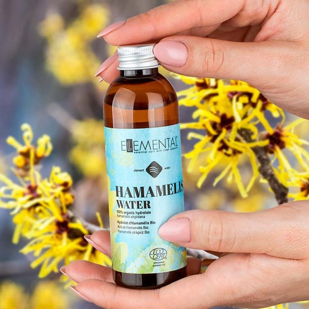 Troldnd-vand / hydrolat (hamamelis), kologisk, 100ml