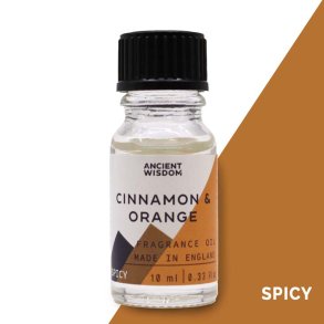 Kanel og appelsin duftolie (cinnamon & orange), 10 ml