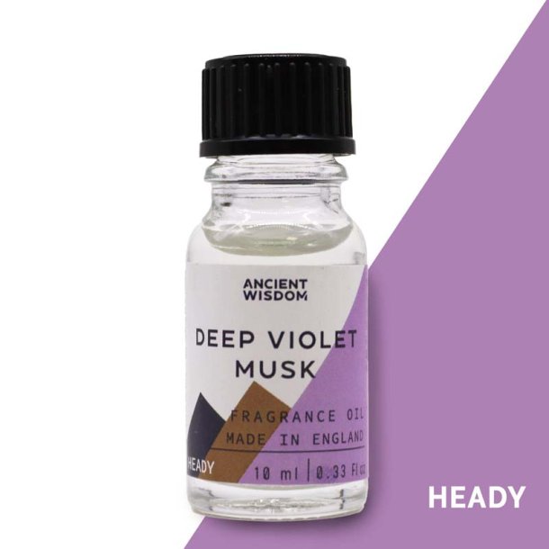 Dyb viol-muskus duftolie (deep violet musk), 10 ml