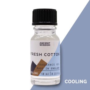 Nyvasket bomuld duftolie (fresh cotton), 10 ml