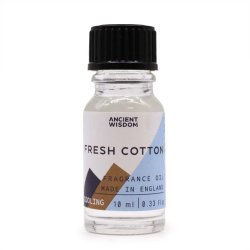 Nyvasket bomuld duftolie (fresh cotton), 10 ml
