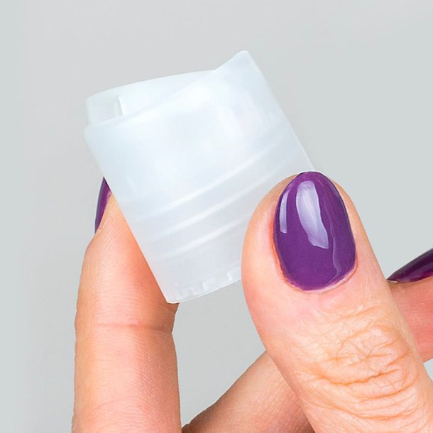 Transparent/hvidt tryk-l�g , 24/410