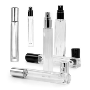 Slank parfumeflaske, 10 ml, flere modeller og lgtyper: